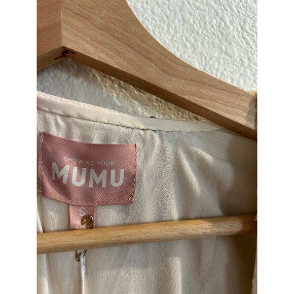 Show Me Your Mumu Wear Me Out Dress Champagne Beaded Sequins S NWT - Picture 5 of 8